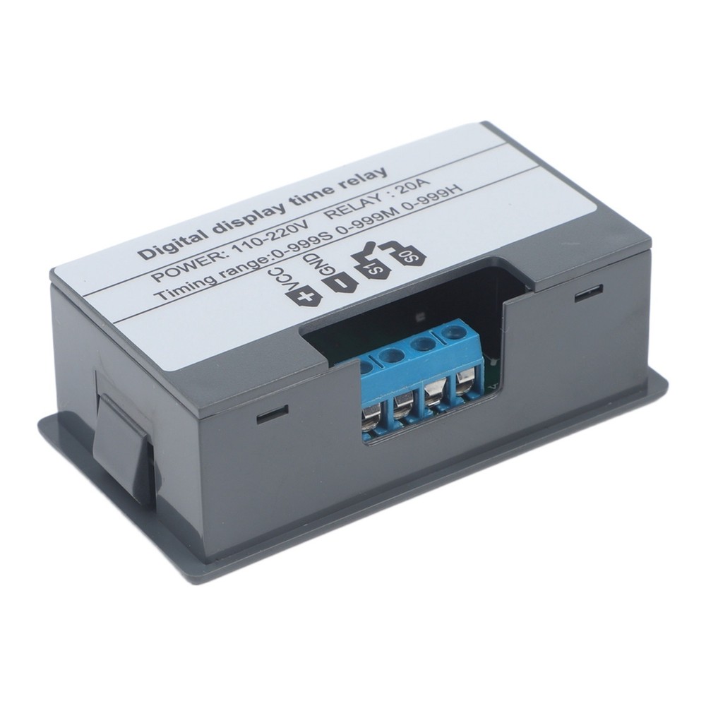 Cycle Timer Digital Delay Relay Programmable 110220V 20A with LED Display
