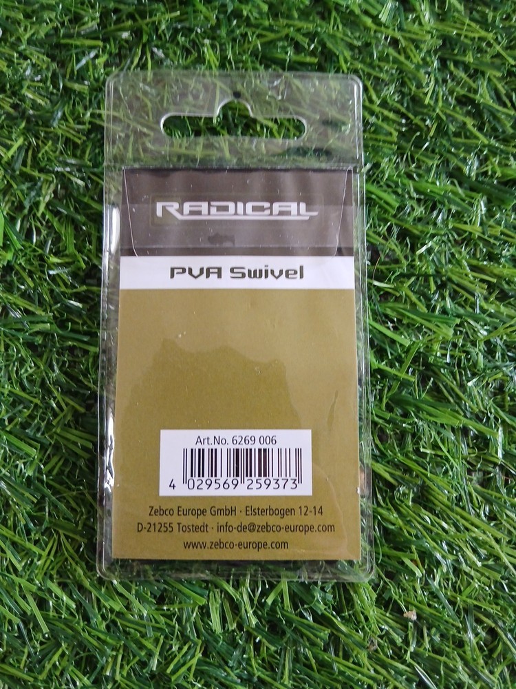 Radical Pva Swivel Size 8 Mat Black 10pcs