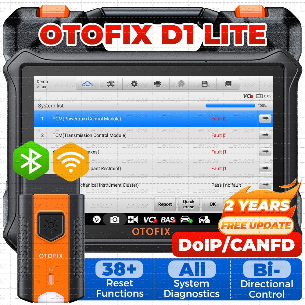 2025 OTOFIX D1 Lite Bidirectional Full System Diagnostic Tool Key Coding Scanner