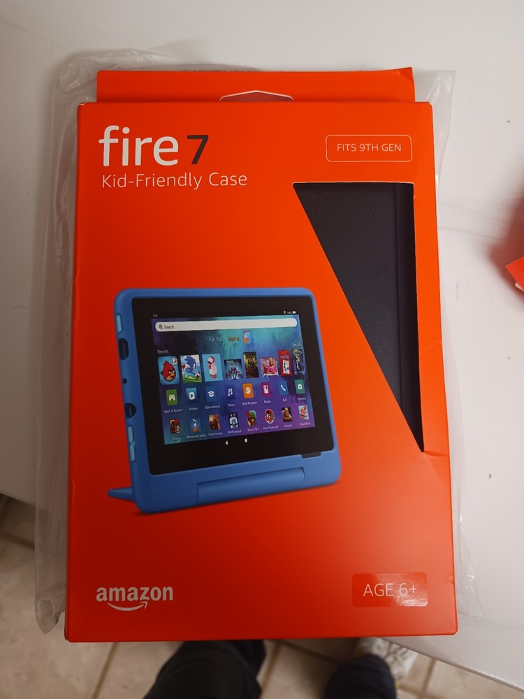 Kid-Proof CASE for Amazon Fire 7 (9th Generation - 2019 Release) - Black