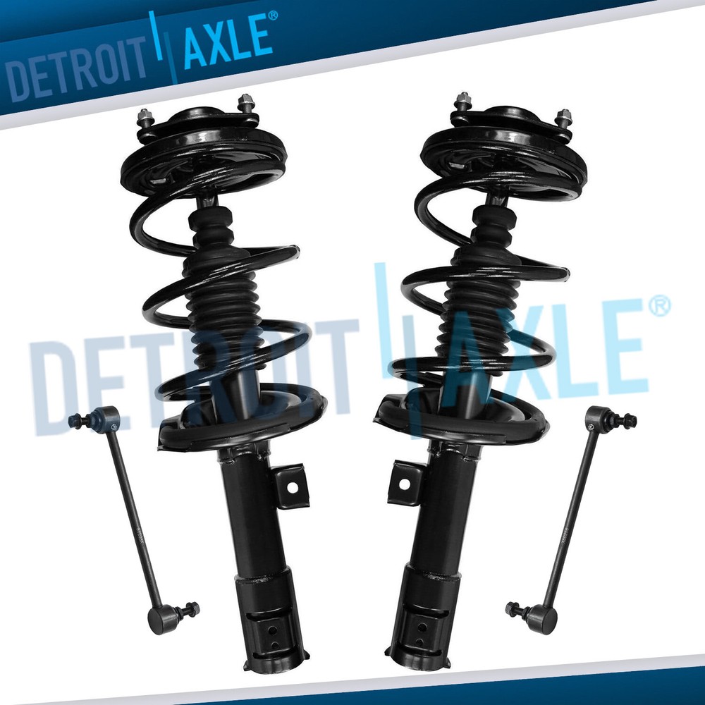 Front Struts Coil Spring Assembly Sway Bars Kit for 2008-2011 Mitsubishi Lancer