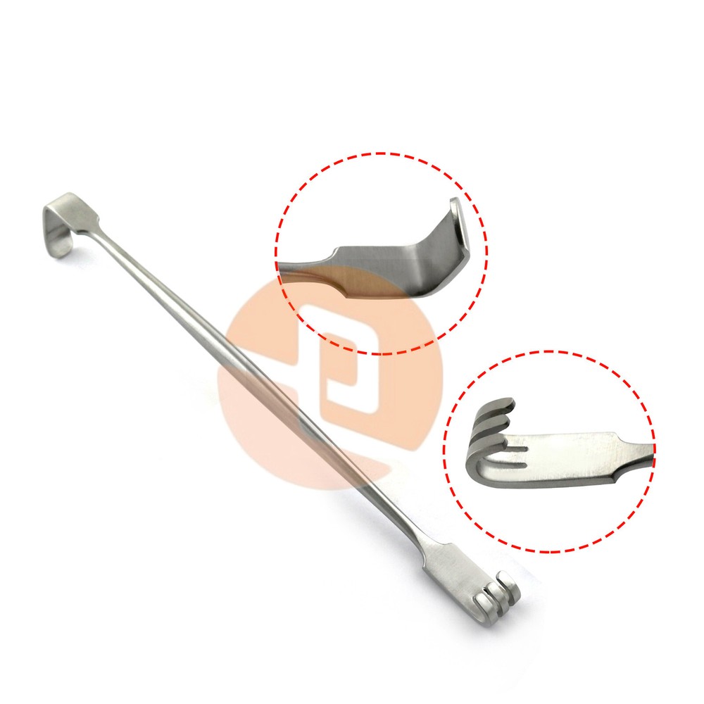 SENN MULLER RETRACTOR SHARP BLUNT TIP SURGICAL INSTRUMENTS SET OF 2