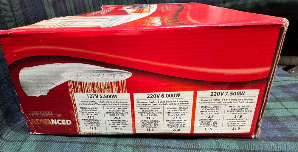 Lorenzetti Advance Electric Big Shower 127V 5500W