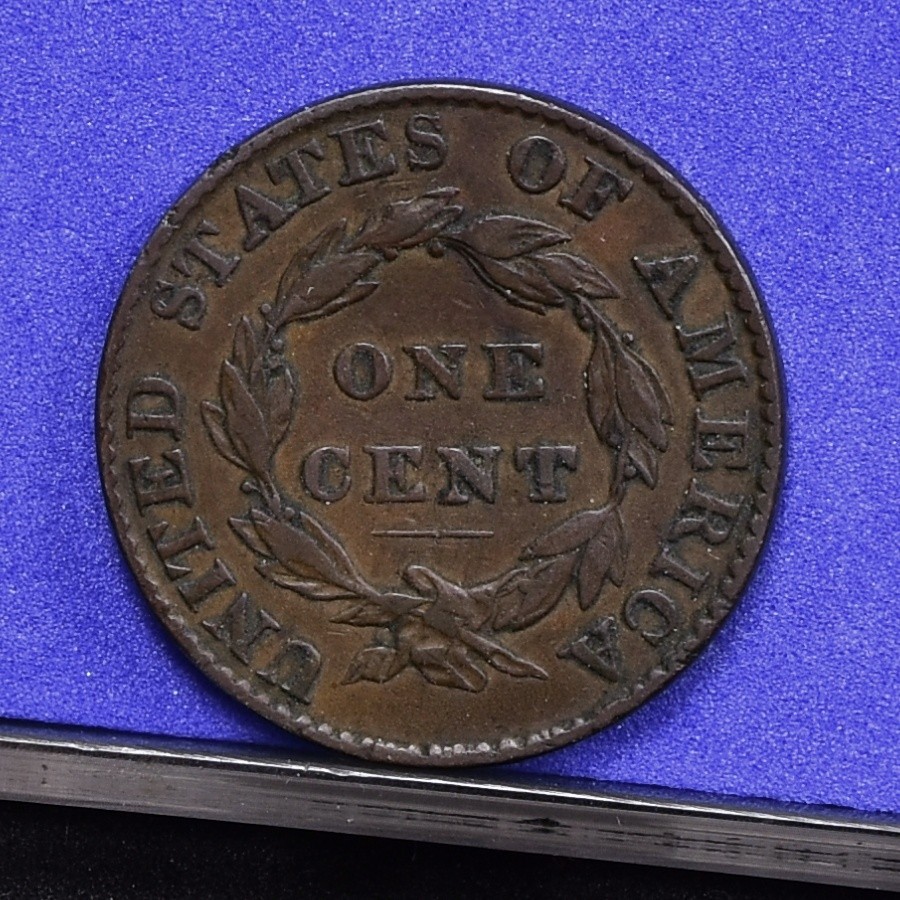 1827 Large Cent - VG Details, Scratches (#60577-L)
