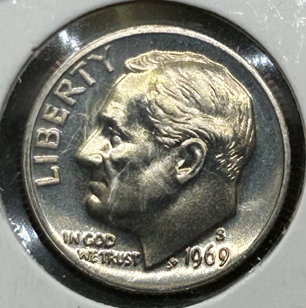 1969 S ROOSEVELT DIME BU