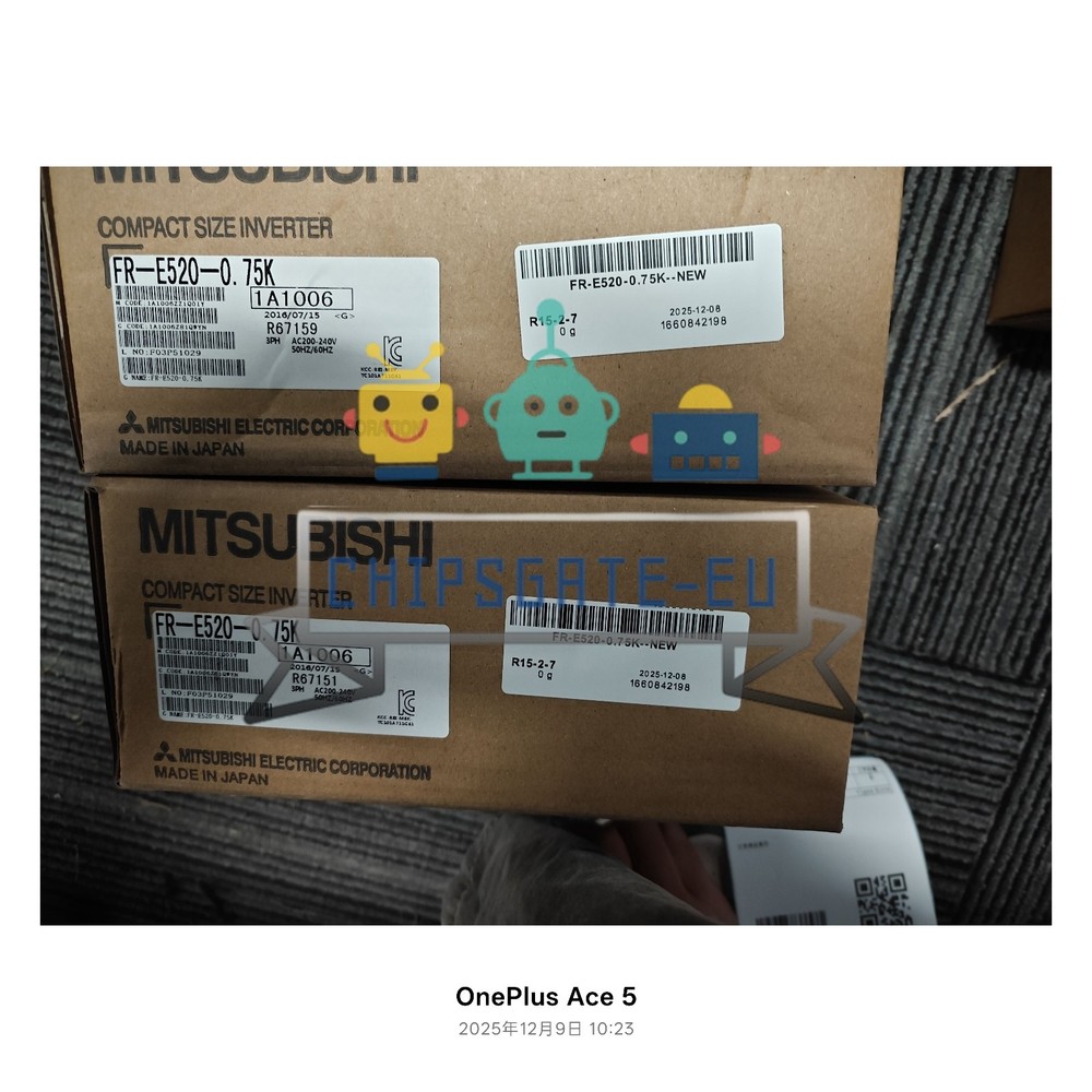 New Mitsubishi FR-E520-0.75K Fast Ship