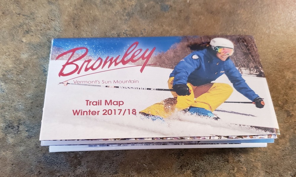 7- BROMLEY, VT SKI AREA TRAIL MAPS ALL DIFF. YRS BROCHURES & TRAIL MAPS. SEE