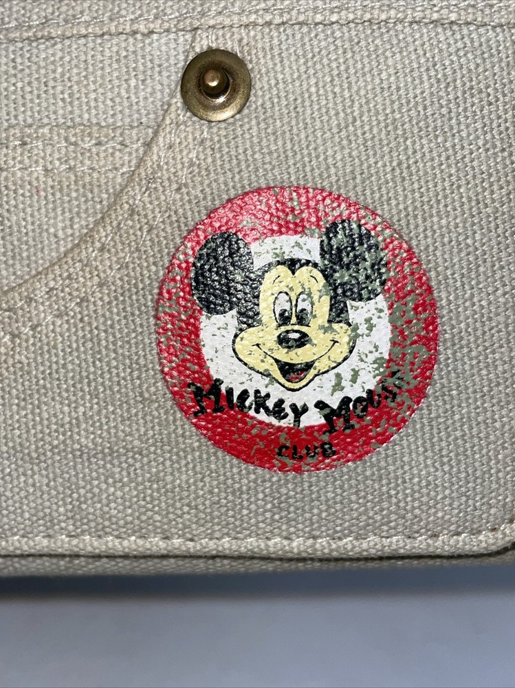 VinTage Mickey Mouse Club Wallet 100% Cotton