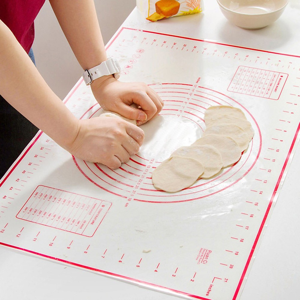 Silicone Dough Rolling Mat Baking Mat Kitchen Tools for Cookie Pizza Pastry