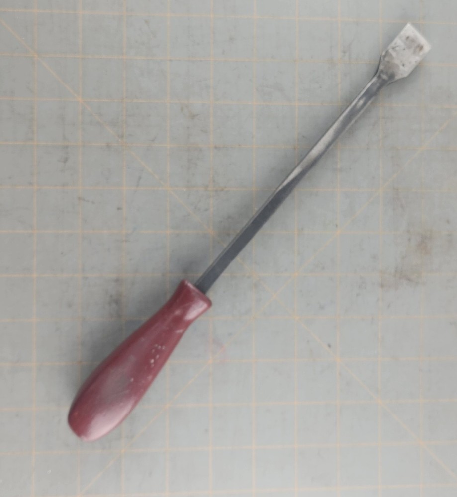 Matco Tools Gasket Carbon LONG Scraper Set Burgundy Hard Handle