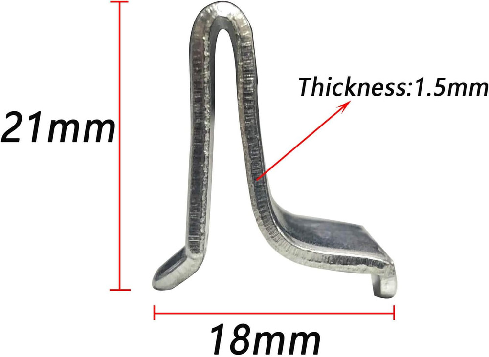 Adjustable Steel Pilaster Shelf Support Clips -20 Pieces