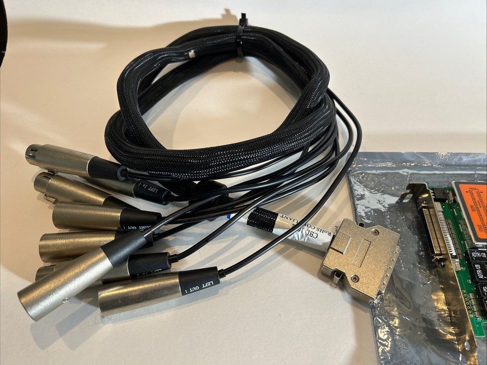 Audioscience ASI 5020 Multi stream Digital Audio Adapter and Breakout Cable