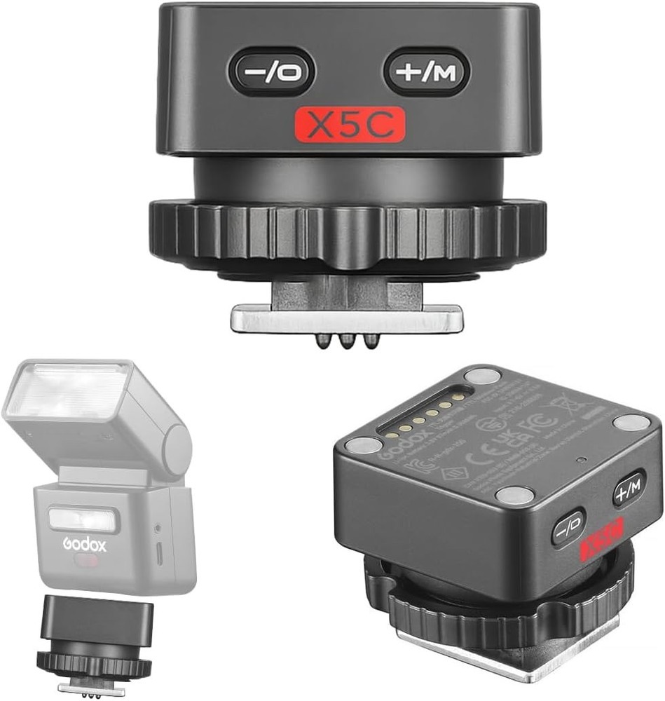 Versatile X5C TTL Flash Trigger - Canon Compatible, Supports Multiple Flashes