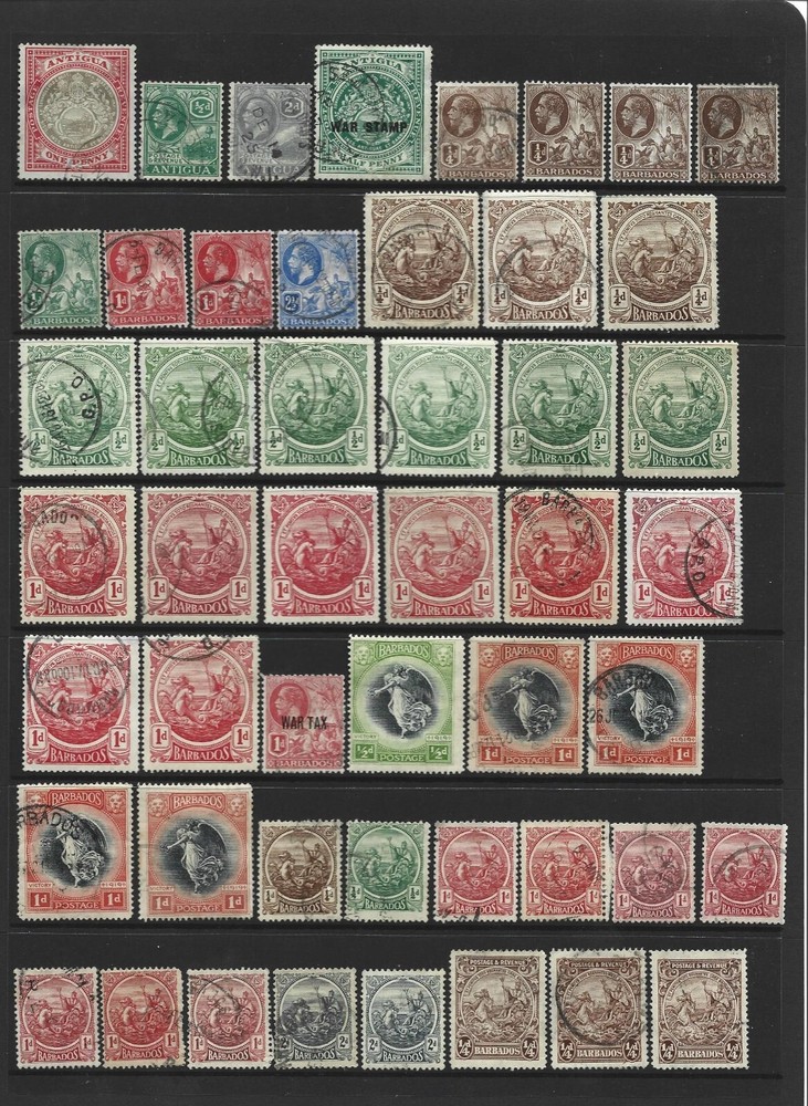 Collection of George V stamps