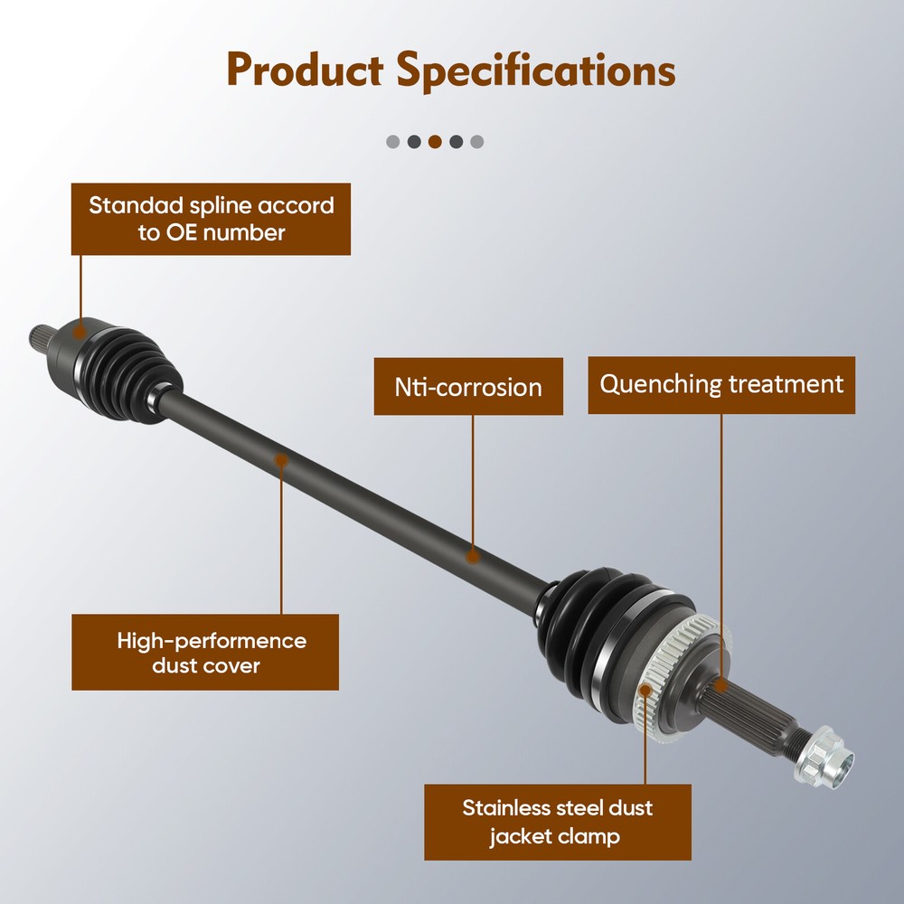 Pair CV Axles Front Left Right For Hyundai Sonata 2011 2012 2013 2014 2.4L
