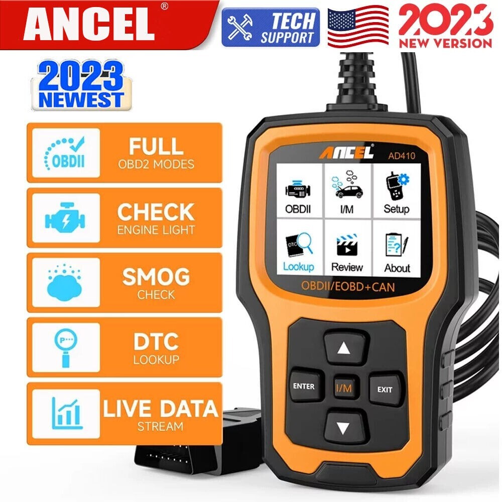 Porsche Cayenne OBD2 OBDII Diagnostic Tool Erase Fault Code Reader Scanner AD410