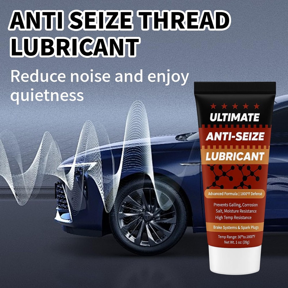 Copper Anti-Seize Thread Lubricant Spark Plug Antiseize Grease Compound 1 oz