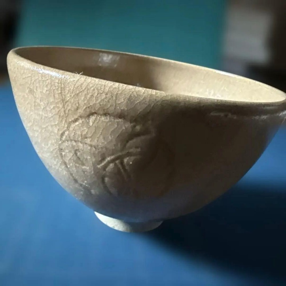 Tea Utensils Akahada ware ginkgo c Masa Oshio artificial construction