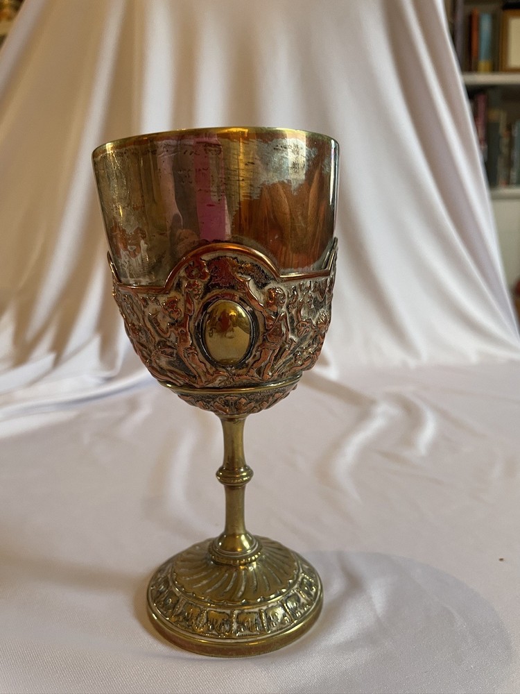 Antique Silver Plated Goblet Hallmarked