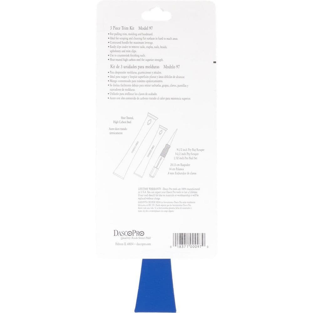 Dasco Pro 3-Piece Trim Kit