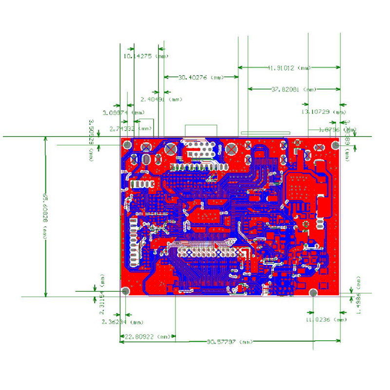 For AT090TN12 Panel 9” 800X480 Screen HDMI VGA 50PIN TTL LCD Controller Board