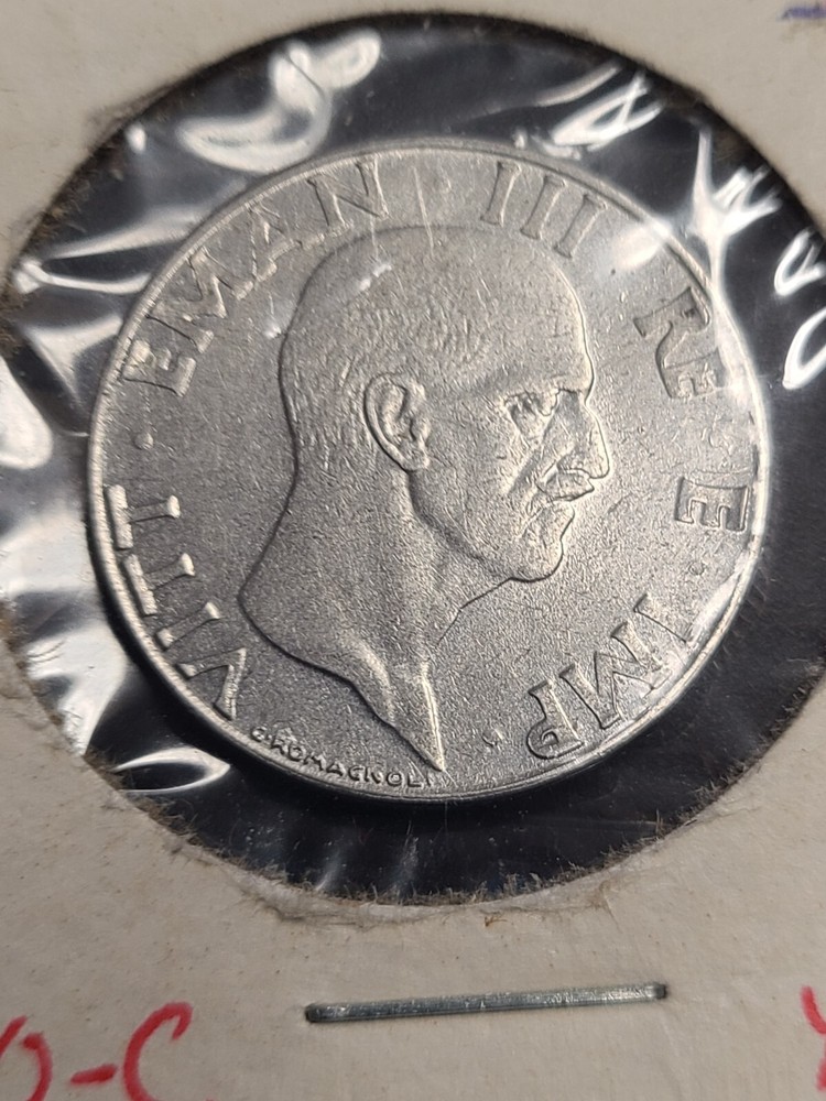 1942 Italy 50 Centesimi Coin
