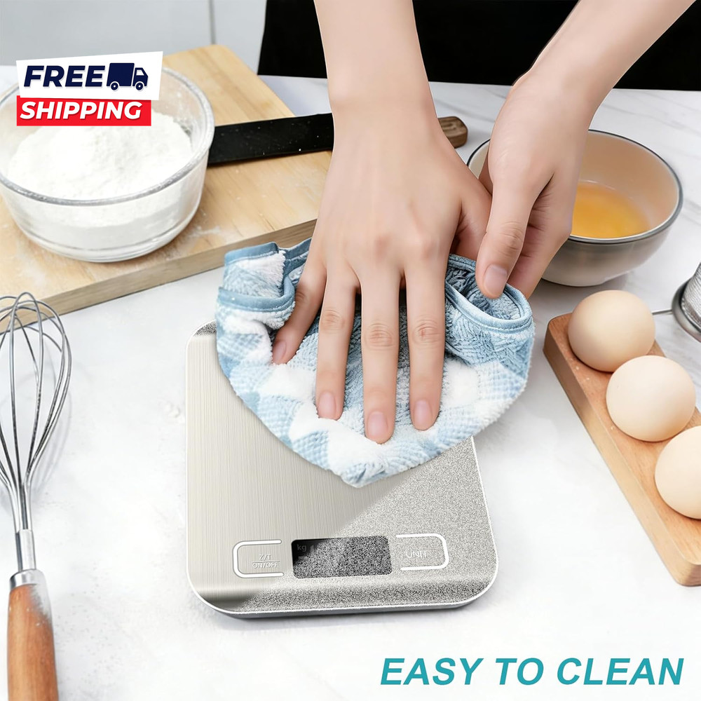 Food Scale 11Lb Kitchen Scale with 6 Units Tare Function & LCD Display