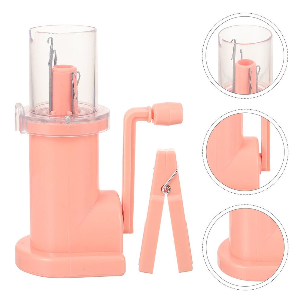 2 Set Small Knitting Machine Tools Knitter Hand Rope Desktop Weaving