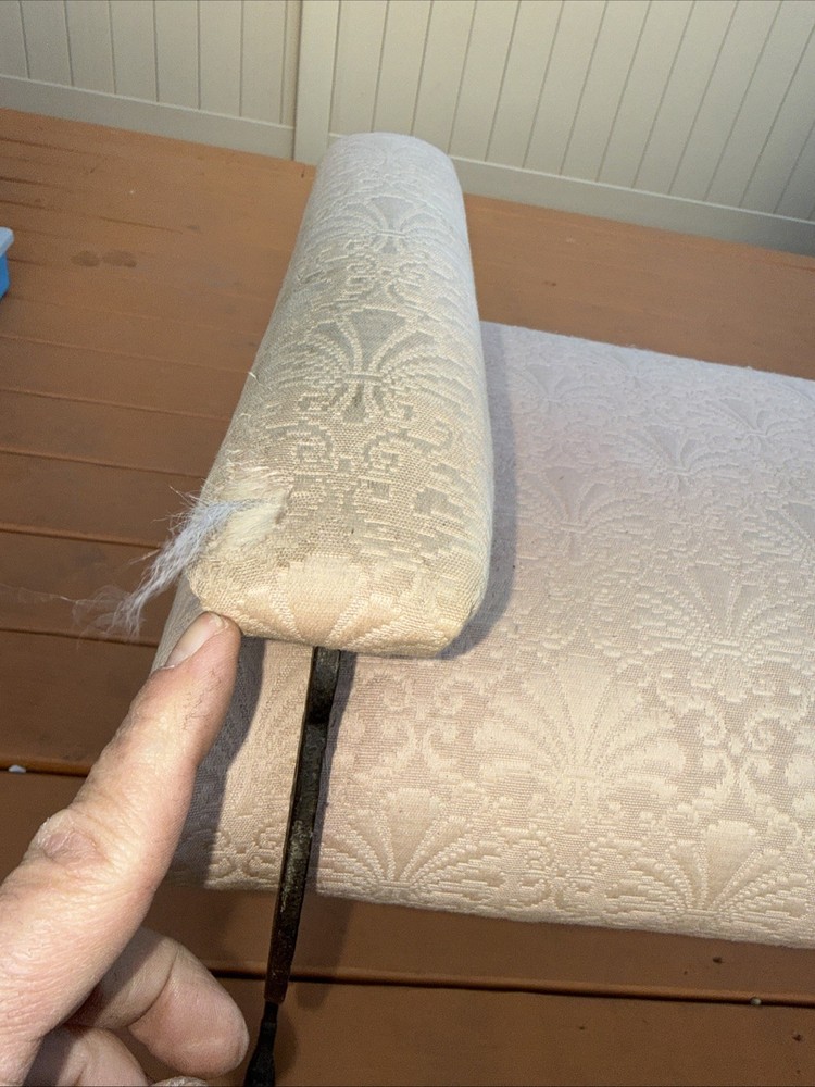 Antique Victorian Cast Iron Piano Bench Vanity Stool Needs Cleaning