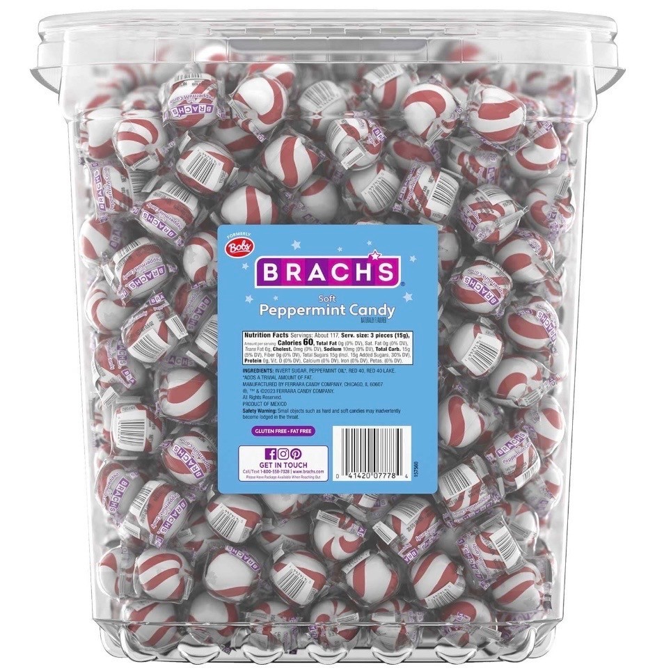 Brach's Soft Peppermint Candies 350 pcs