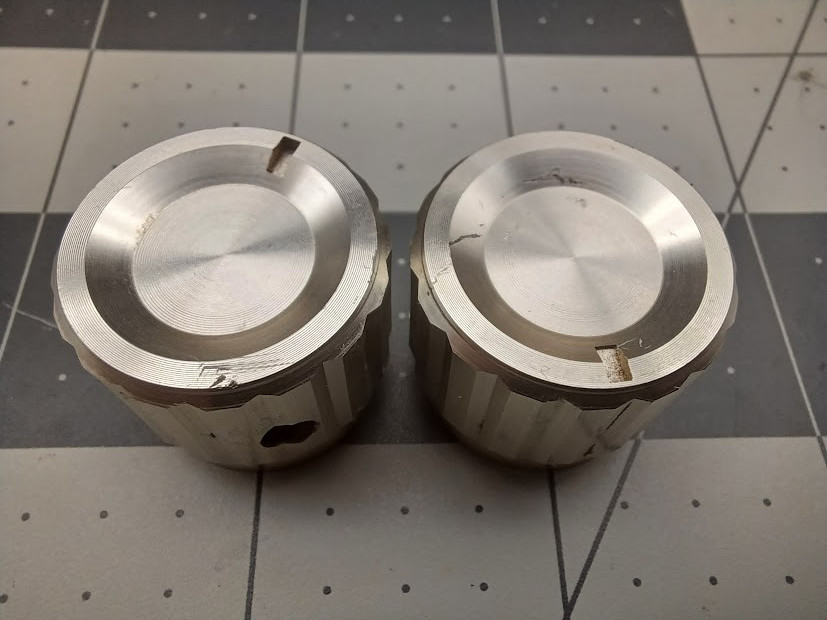 Sansui QR-6500 Volume Mode Selector Knob PAIR