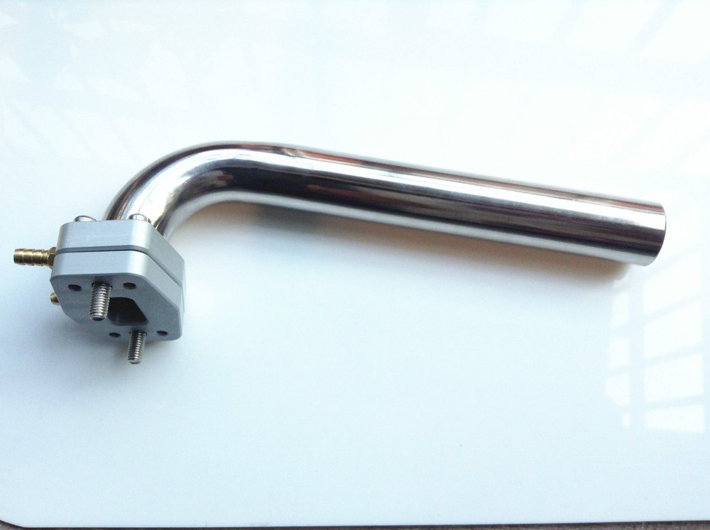 100 degree header and flange for marine engine RC boat 235