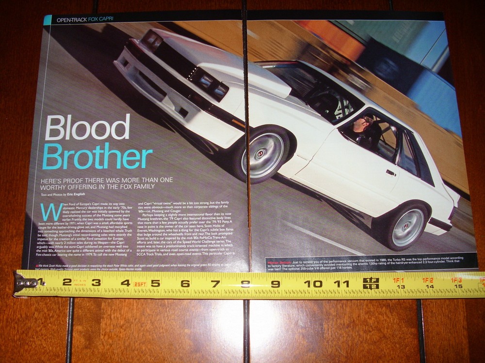 1980 MERCURY CAPRI 5.0 HOT ROD - ORIGINAL 2006 ARTICLE