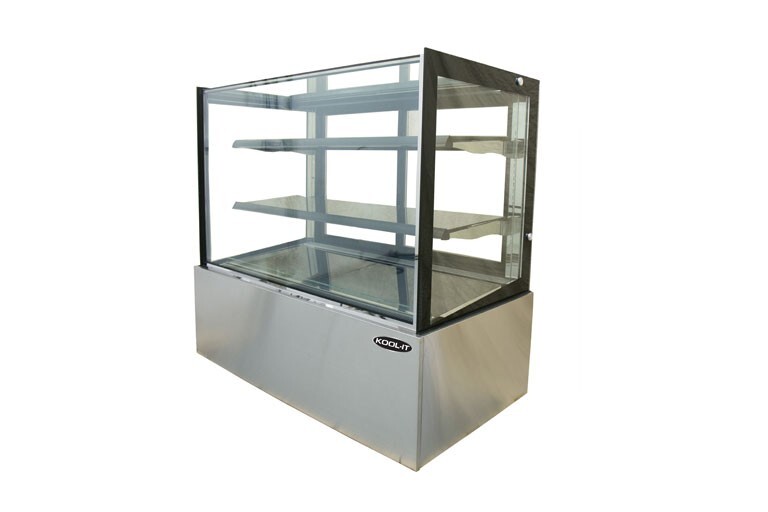 KOOL-IT KBF-36 SS REFRIGERATED BAKERY CASE FLAT GLASS 36in