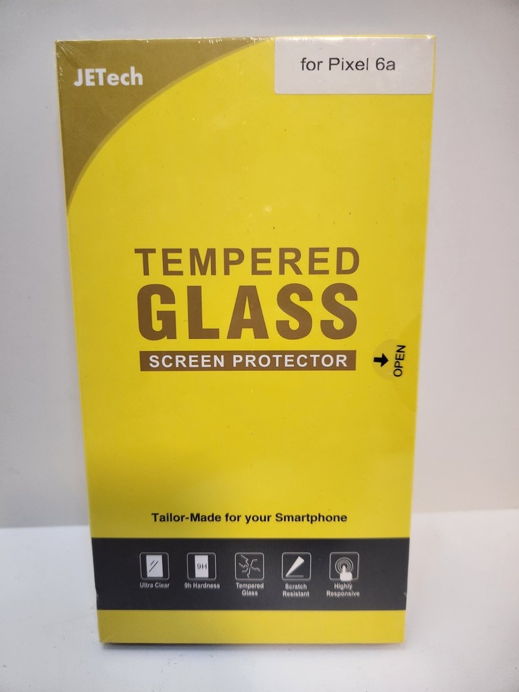 Screen Protector for Google Pixel 6a 6.1-Inch, Fingerprint Compatible, 2-Pack