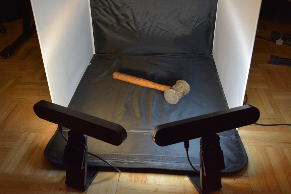 Sunpak ebox portable Folding studio 20"x20" lightbox w/variable digital lighting