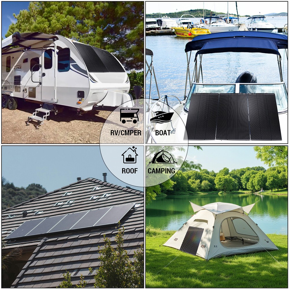 100W Solar Panel Kit Monocrystalline Solar Panel With 30A Controller