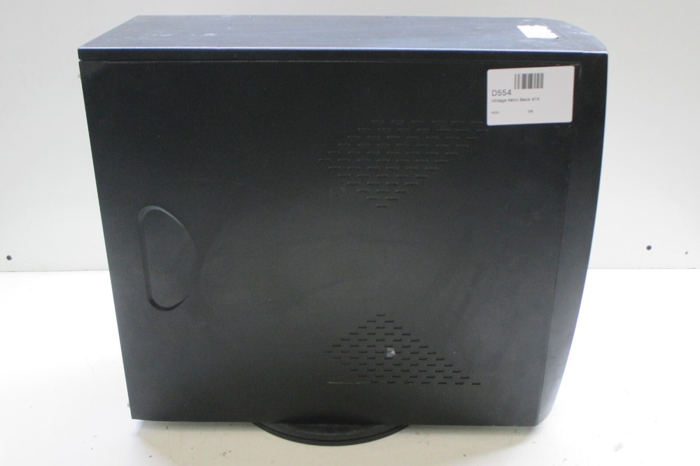 Retro Black Sleeper ATX Computer Case Case w/ 450W PSU