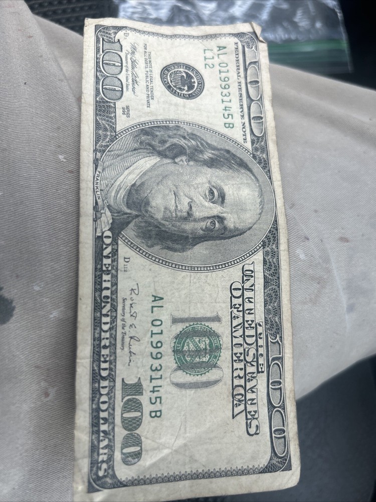 Billete De $100 De 1996