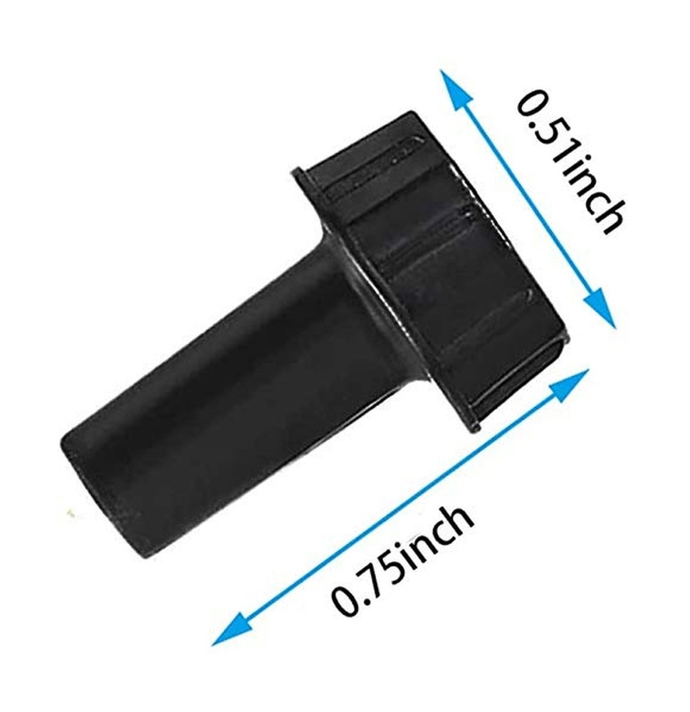 4 Pack On/Off Replacement Light Lamp Turn Switch Knobs, Black 4 Pack