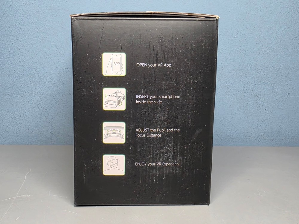 VR Shinecon Virtual Reality Glasses Smartphone Headset w/Controller New