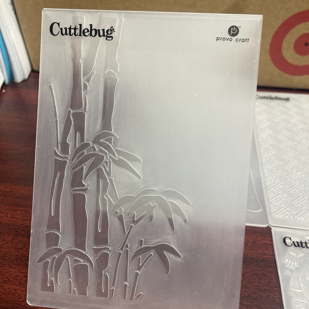Cuttlebug Embossing Folders Lot Of 4