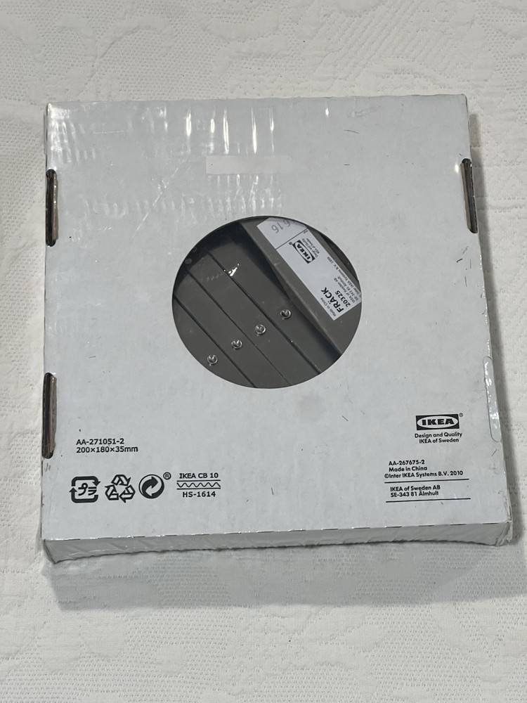 IKEA FRÄCK Wall Mount Mirror Extendable Magnifying Makeup Shaving Stainless NEW