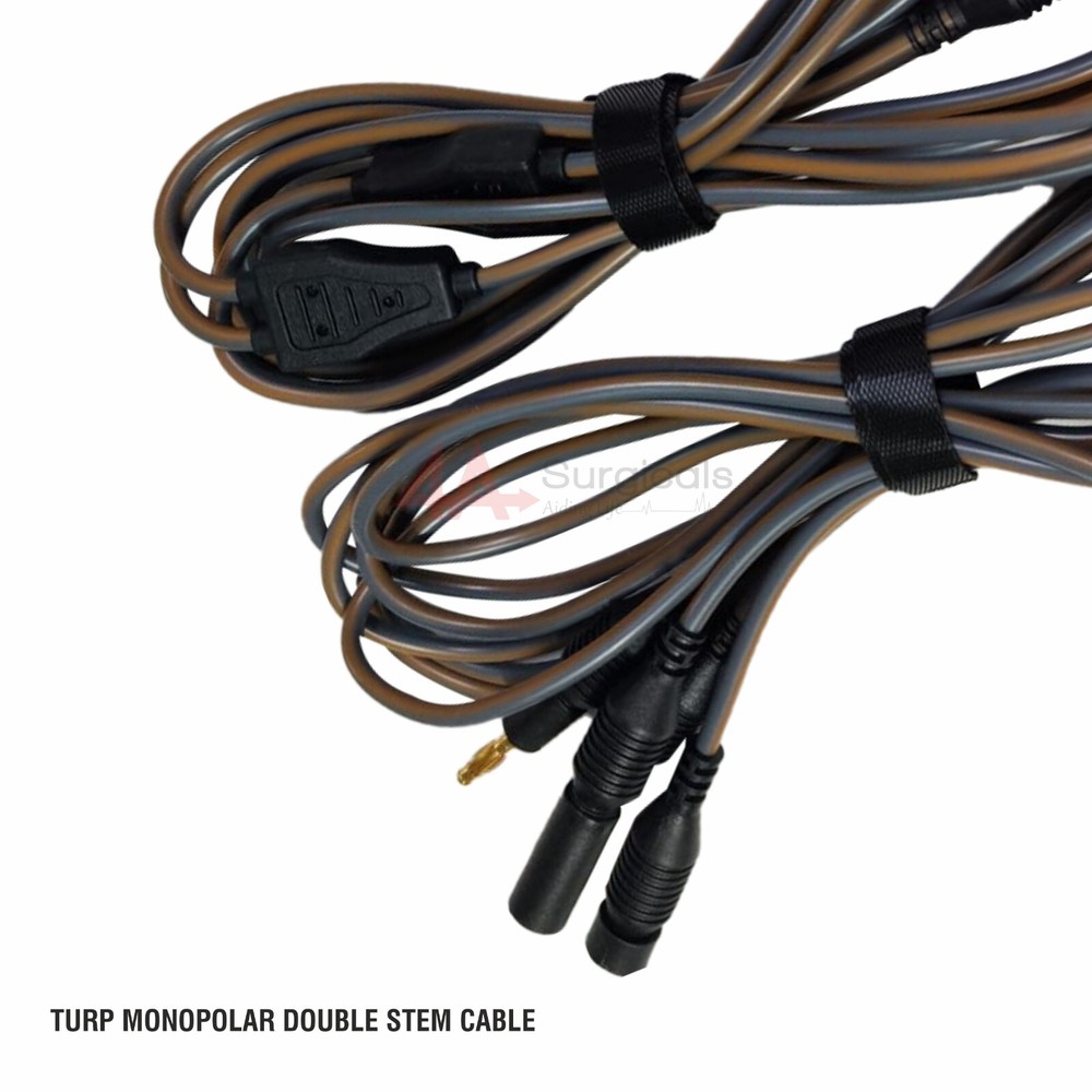 4A MONOPOLAR TURP HIGH FREQUENCY DOUBLE STEM CABLE