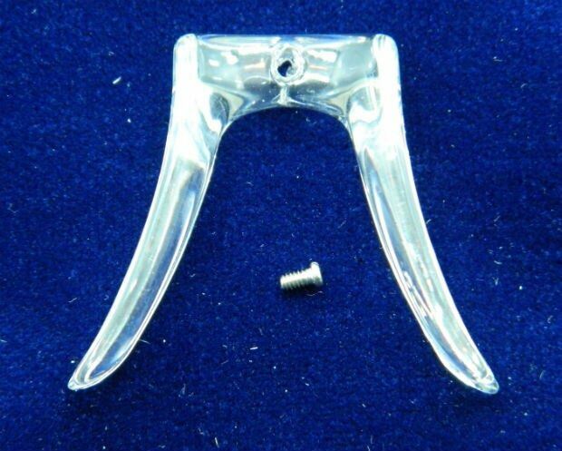 Unifit Snap/Screw-on Clear Hard Plastic Medium 4 count #NP445