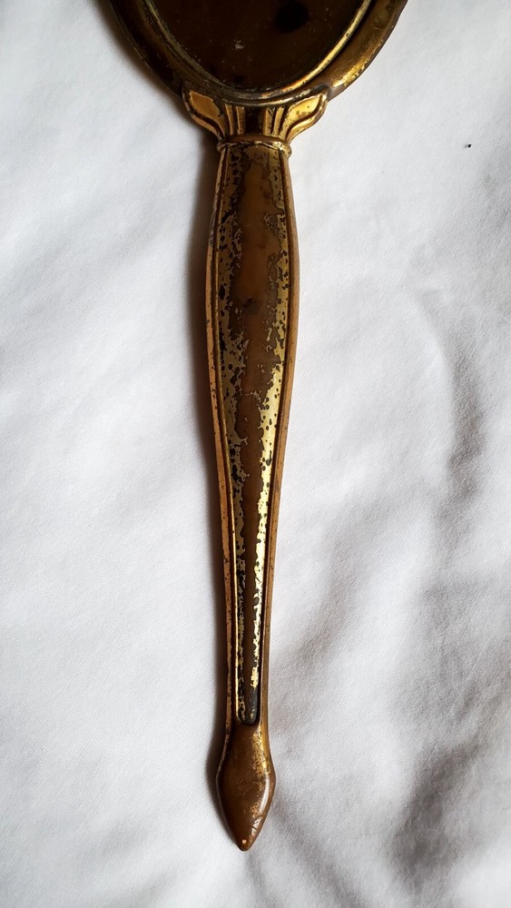 Gold Hand Mirror Antique