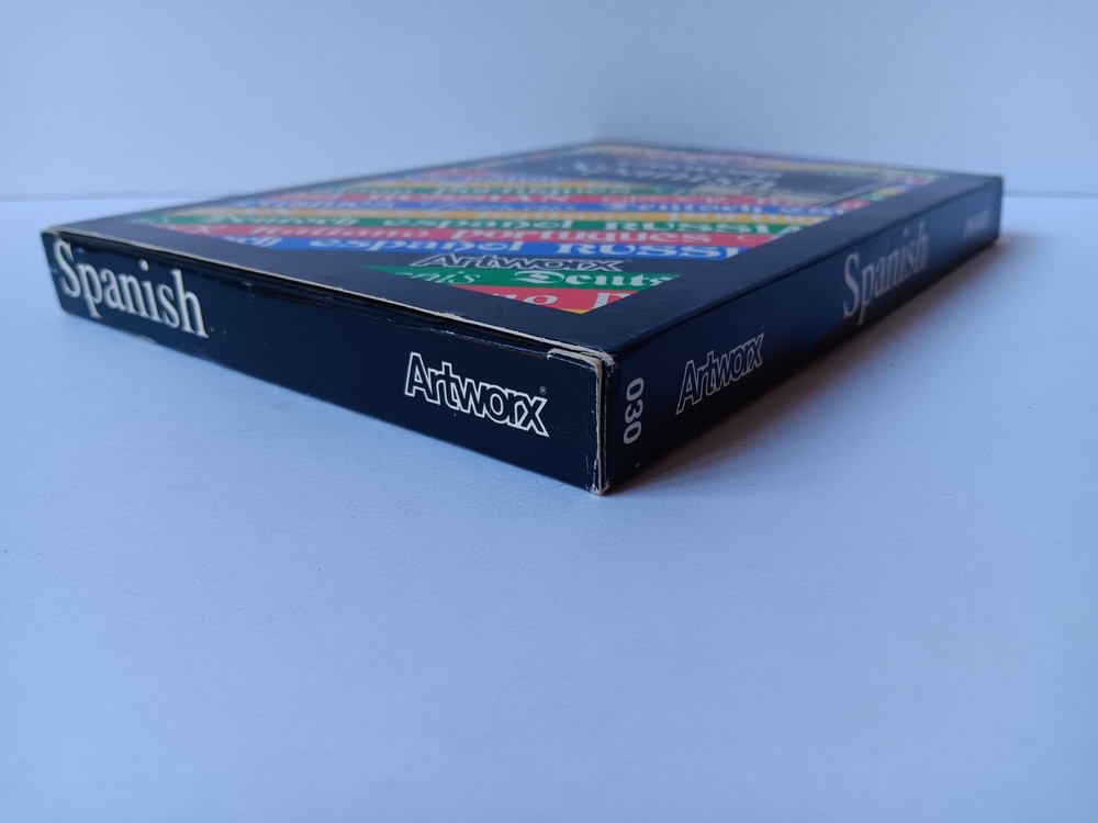 Commodore 64 Linkword Spanish Computer Software Tested/Works Artworx Box Damage