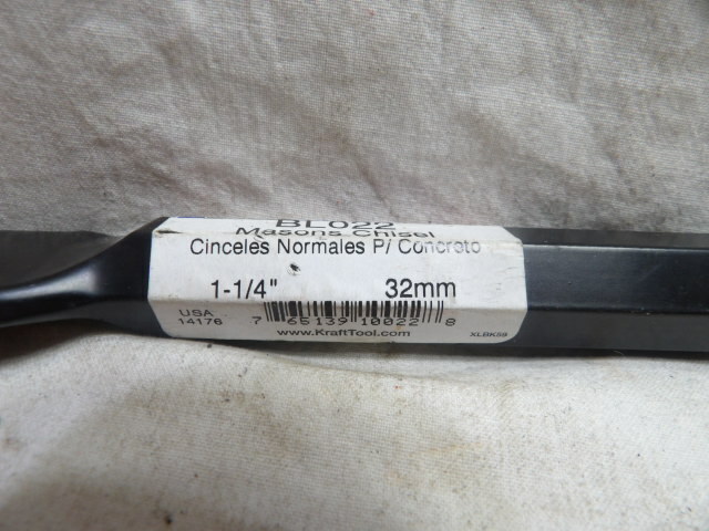 Kraft BL022 Masons Chisel 1-1/4"