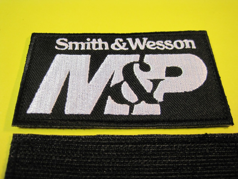 SMITH & WESSON M&P PATCH HOOK BACK FOR VEST, SHIRT, JACKET, HAT, GUN CASE! NEW!