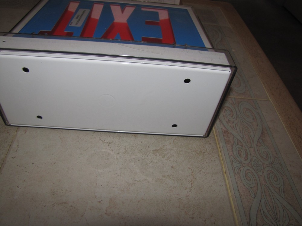 Vintage Industrial Exit Sign nos